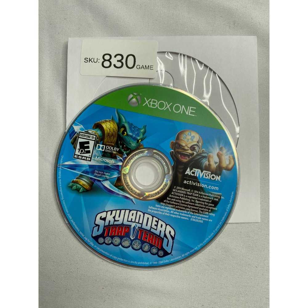 Skylanders Trap Team Microsoft Xbox One Game Disc Only